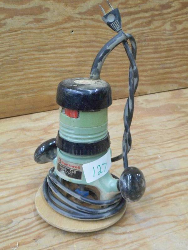 lot 127 image: Rockwell Model 64B Hand Router ...