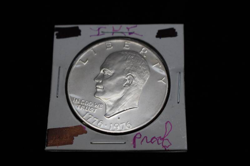 1976 Eisenhower Bicentennial Silver Dollar Proof