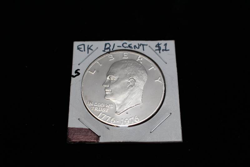 1976 Eisenhower Bicentennial Silver Dollar Proof
