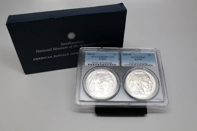 2001 US Mint American Buffalo Coin Proof Set PCGS Certified