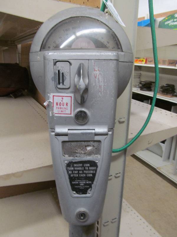 vintage parking meter