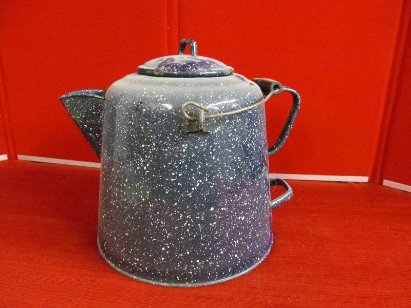 enamel coffee pot