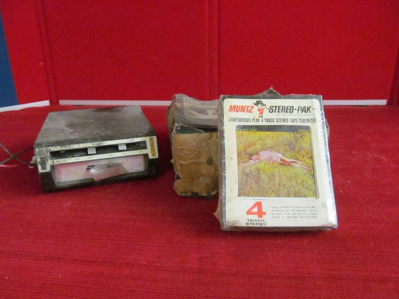 vintage 8 track car stereo  player