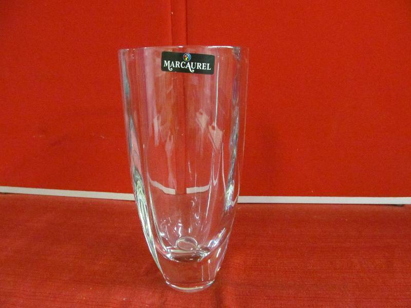 lead glass vase