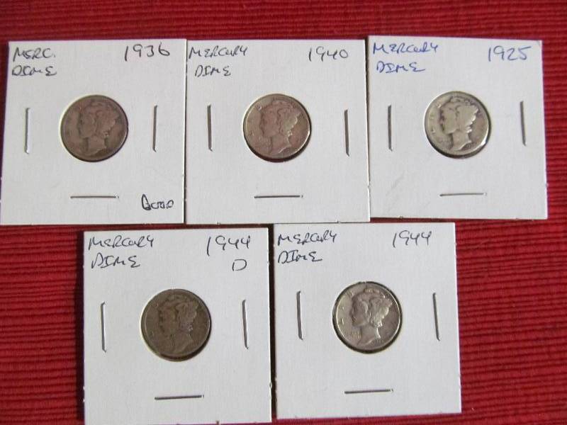 Mercury dimes