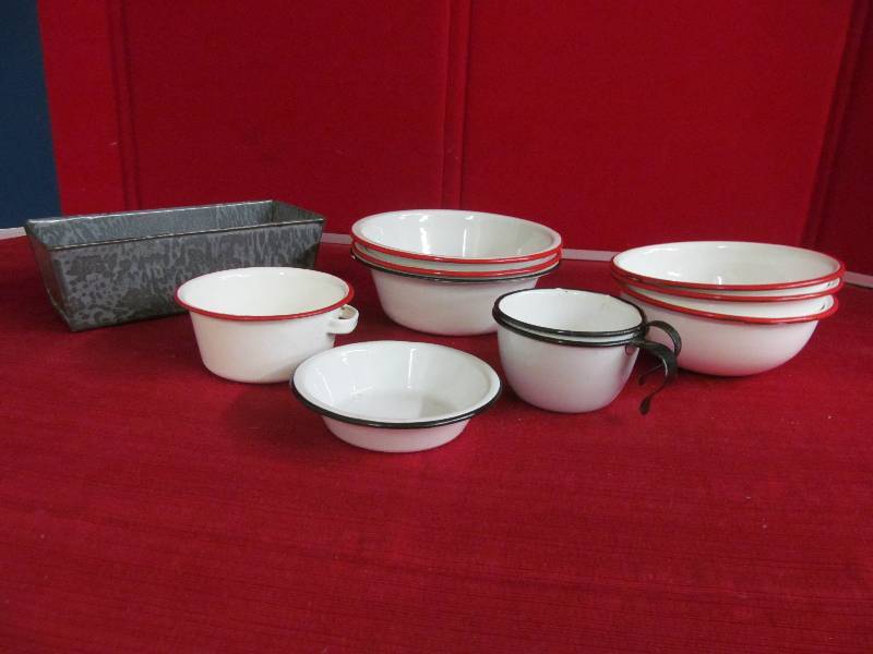 vintage enamel ware
