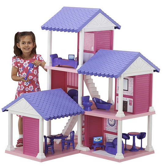 American Plastic Toys Fashion Doll Dollhouse