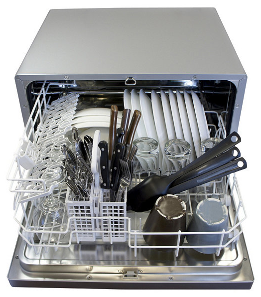SPT Countertop Dishwasher - Silver