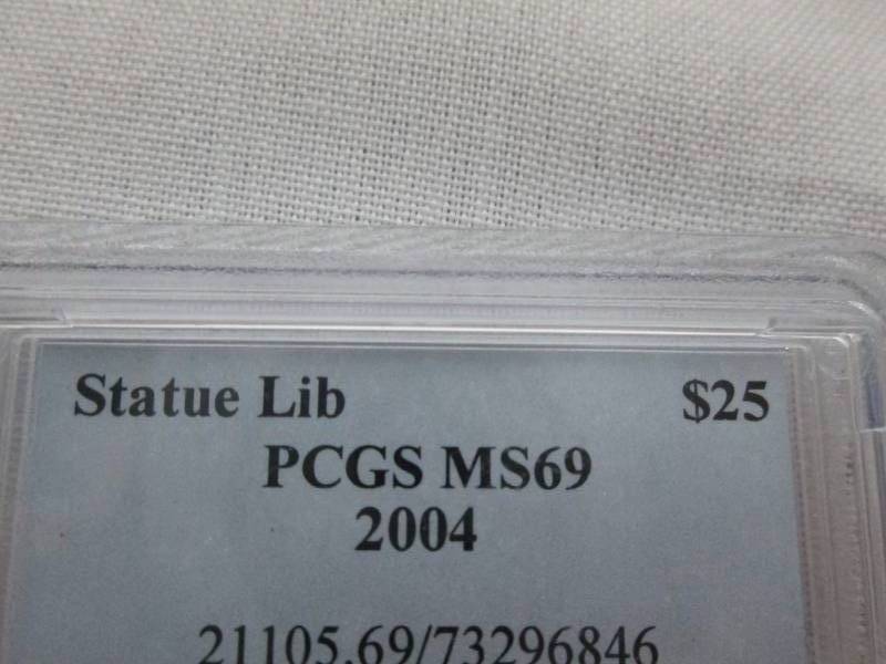 Statue of Liberty $25 14 Ounce Platinum