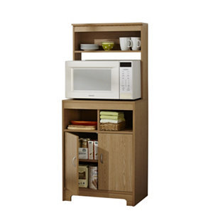 Alcove Microwave Stand - Oak