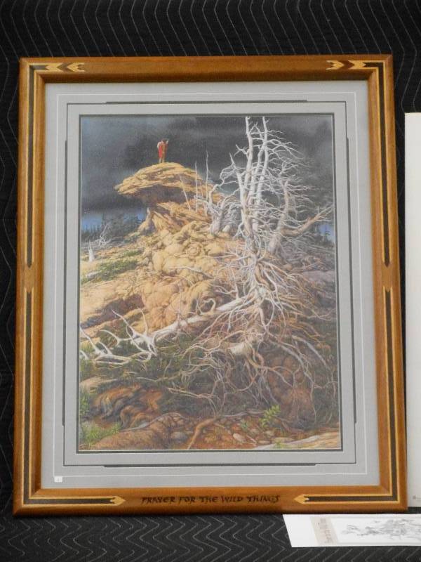 lot 1 image: Bev Doolittle Signed & Numbered Prayer For The Wild Things