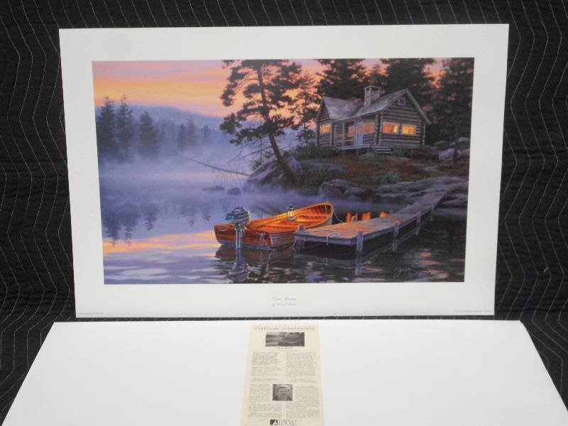 lot 13 image: Darrell Bush Signed & Numbered Sil...