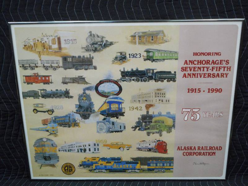 lot 22 image: 1990 Steve Hillger Alaska Railroad ...