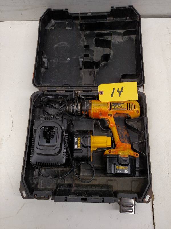 Dewalt 12 Volt 12 Cordless Drill,...