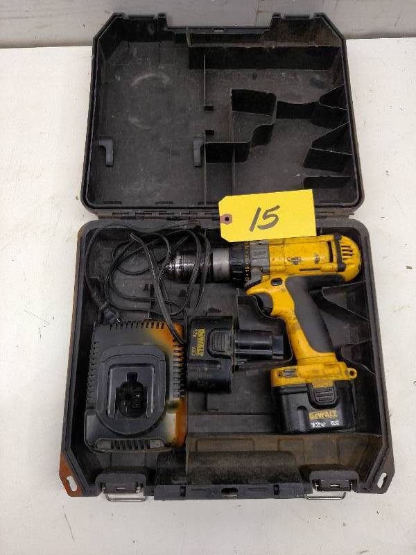 Dewalt 12 Volt 12 Cordless Drill,...