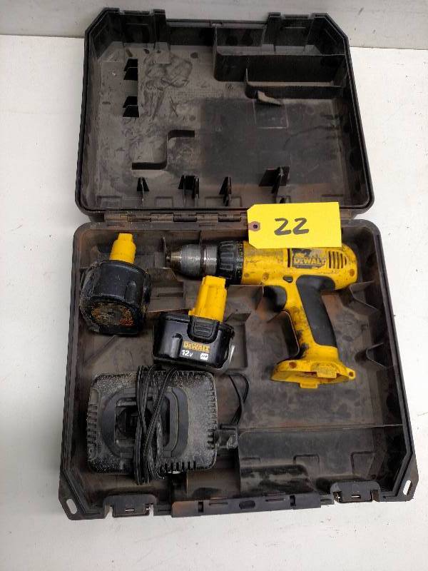 Dewalt 12 Volt 12 Cordless Drill,...