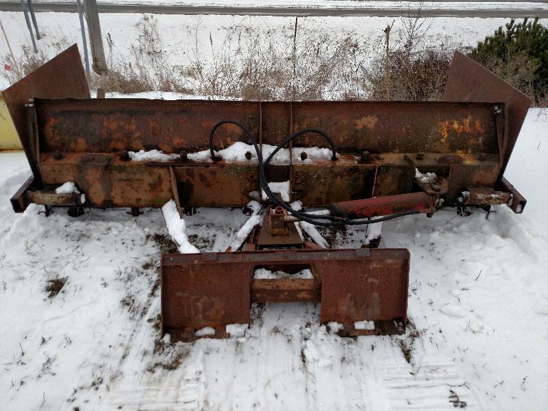 10 Hydraulic Snow Pusher, Skid Loa...
