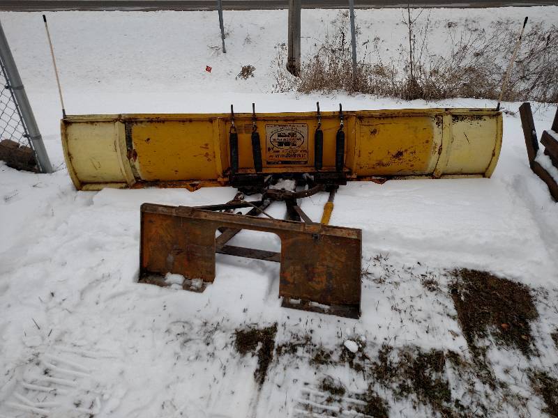 10 Meyer Hydraulic Snow Plow, Skid...