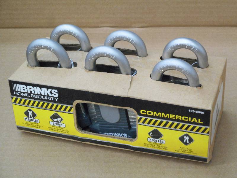 New Brinks 6-Pack Commercial Locks