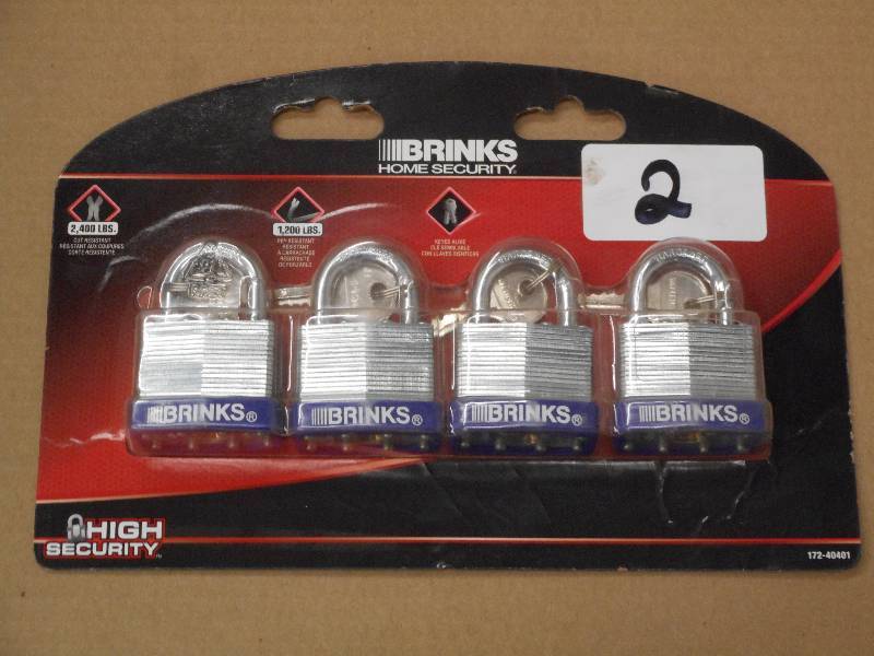New Brinks 4-Pack Of 2400# Plated S...