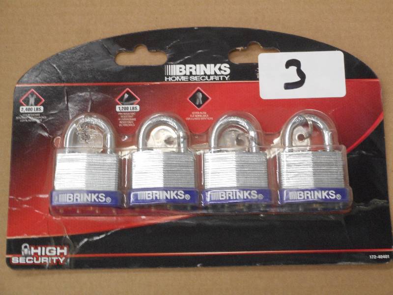 New Brinks 4-Pack Of 2400# Plated S...