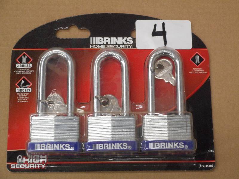 New Brinks 3-Pack Of 3600# Plated S...