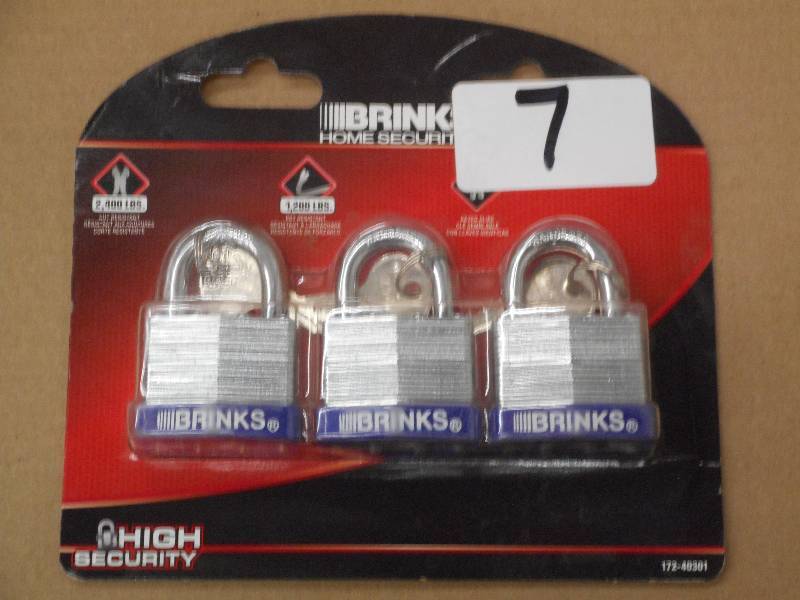 New Brinks 3-Pack Of 2400# Plated S...