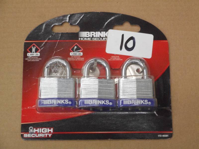 New Brinks 3-Pack Of 2400# Plated S...