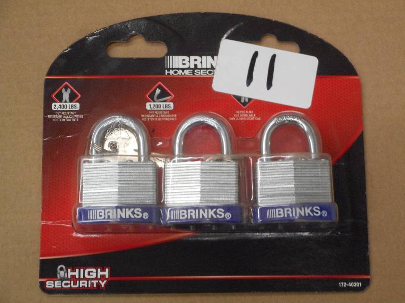 New Brinks 3-Pack Of 2400# Plated S...