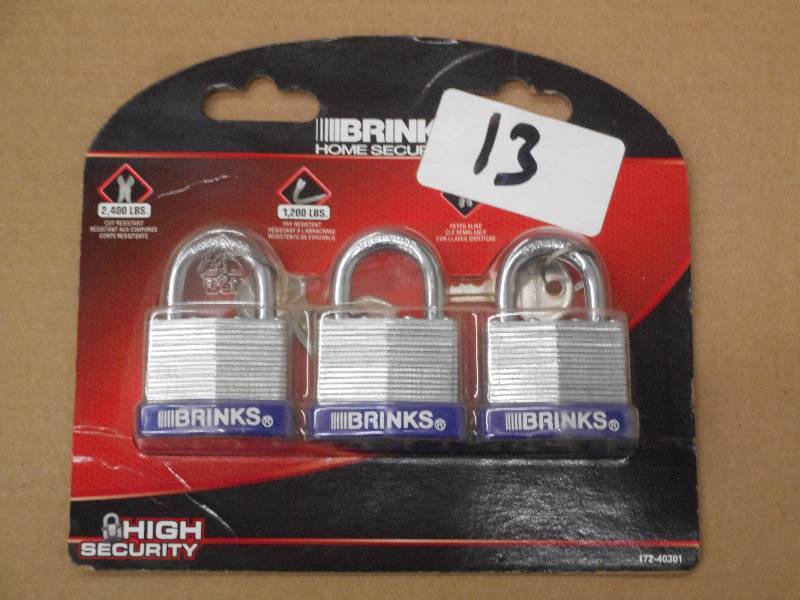 New Brinks 3-Pack Of 2400# Plated S...