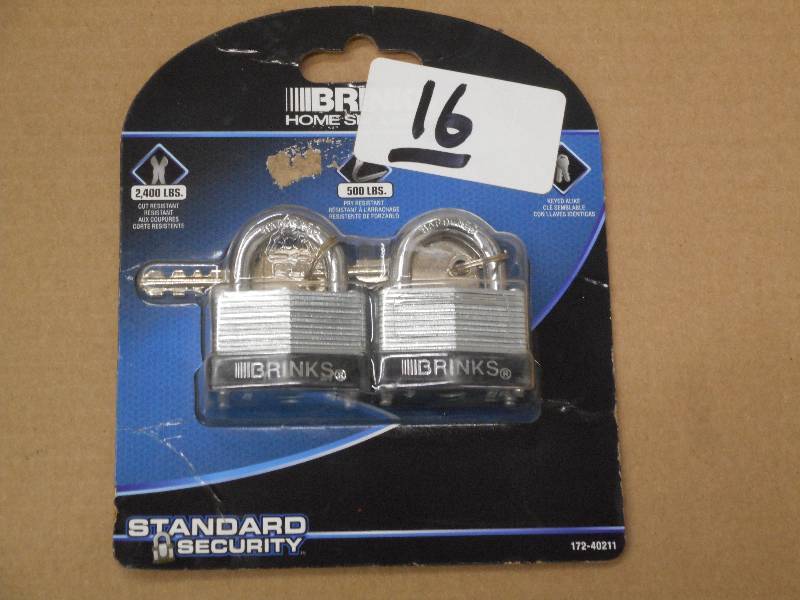 New Brinks 2-Pack Of 2400# Plated S...