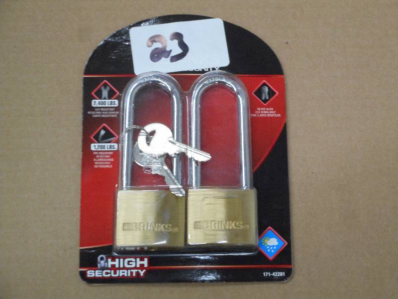 New Brinks 2-Pack Of 2400# Brass Pa...