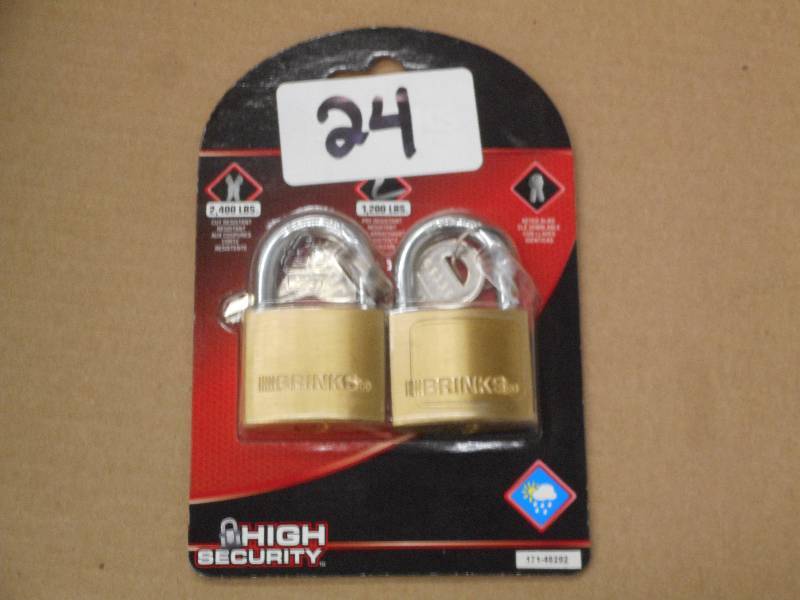New Brinks 2-Pack Of 2400# Brass Pa...