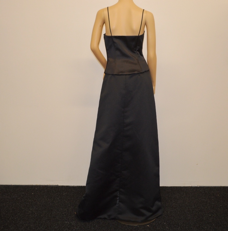 lot 19 image: Waters & Waters Black 2-Piece Special Occasion Dress