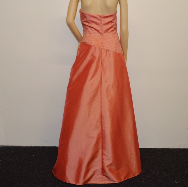 lot 35 image: Rayla Dark Coral Special Occasion Dress