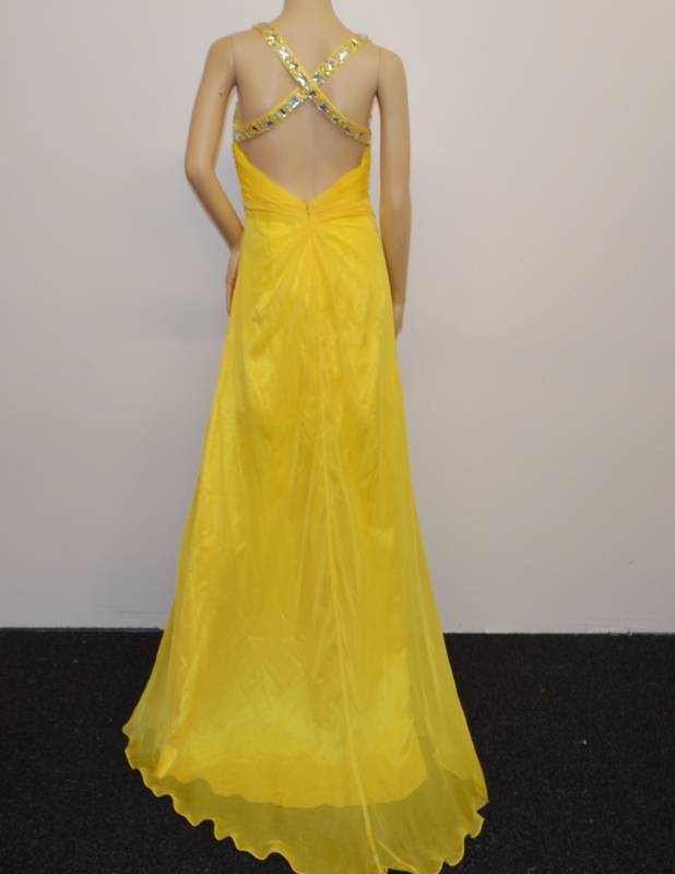 lot 36 image: Jianini Couture Yellow Special Occasion Dress