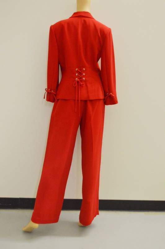 lot 56 image: Donna Morgan  Red 2 Piece Suite Ensemble