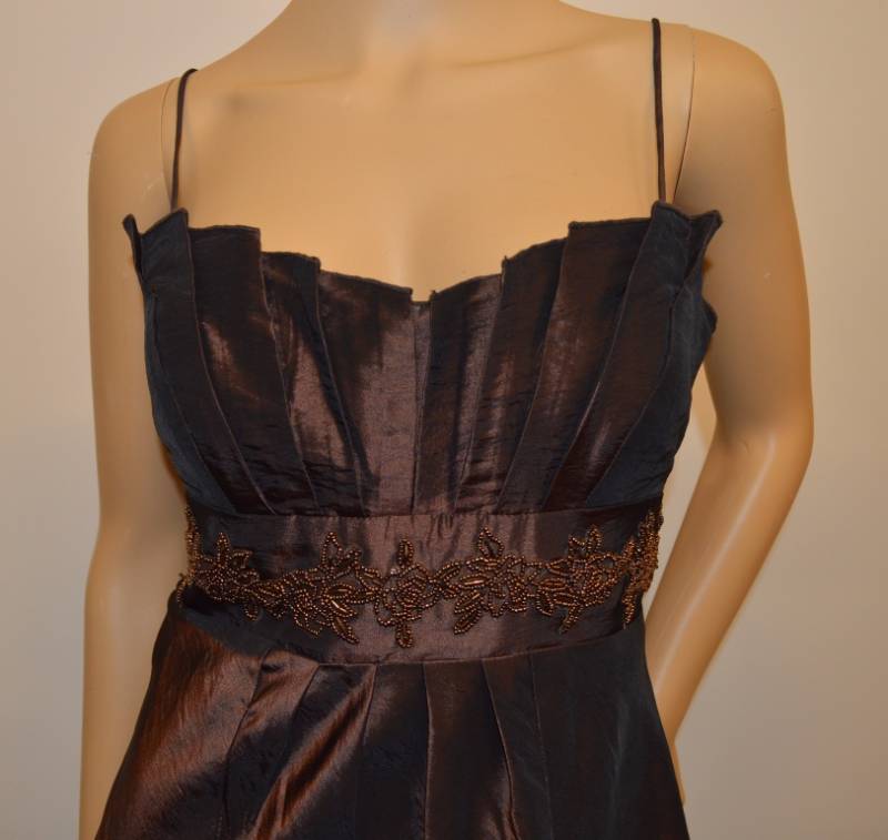 lot 64 image: Brown Special Occasion Dress