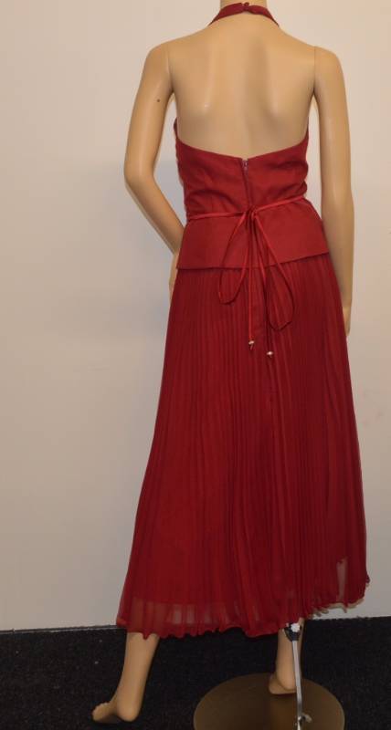 lot 71 image: Dark Red Special Occasion Dress