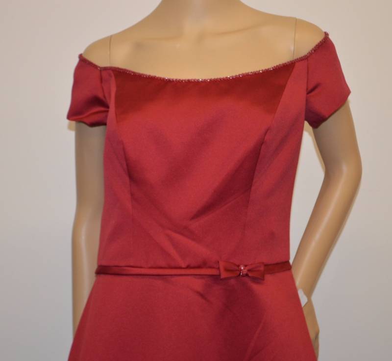 lot 73 image: Alexia  Dark Red Special Occasion Dress