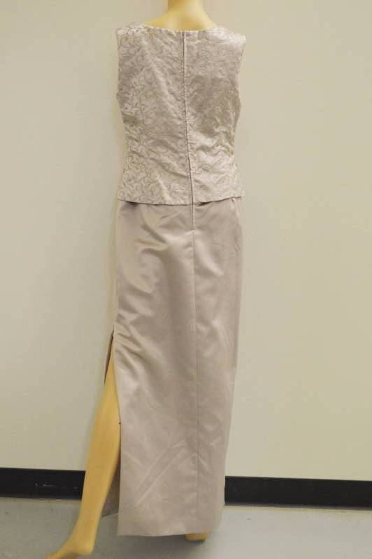 lot 78 image: Karen Miller  Grey 2 Piece Special Occasion Ensemble