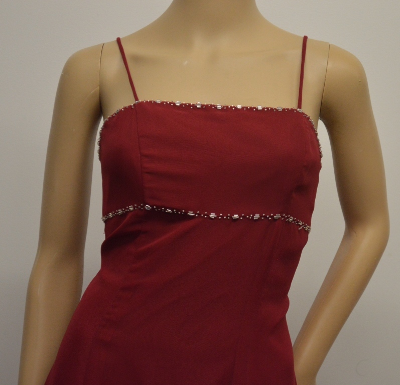 lot 82 image: Dark Red Special Occasion Dress