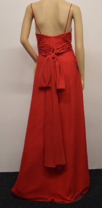 lot 83 image: Eden Maids  Red Special Occasion Dress