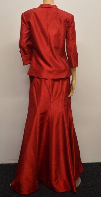 lot 87 image: Andy Anand  Red 3 Piece Special Occasion Ensemble
