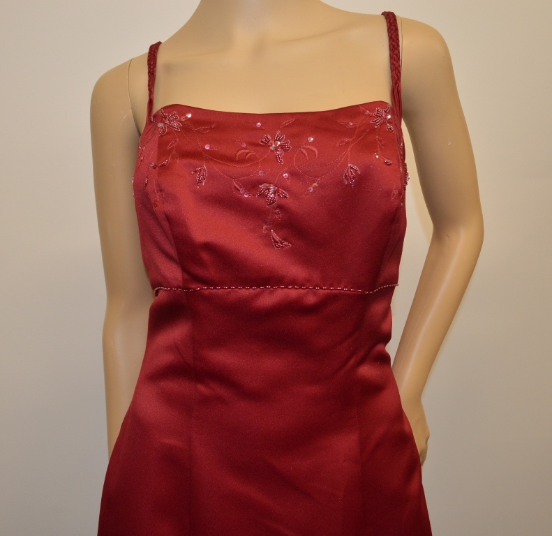 lot 92 image: Eden Maids  Red Special Occasion Dress