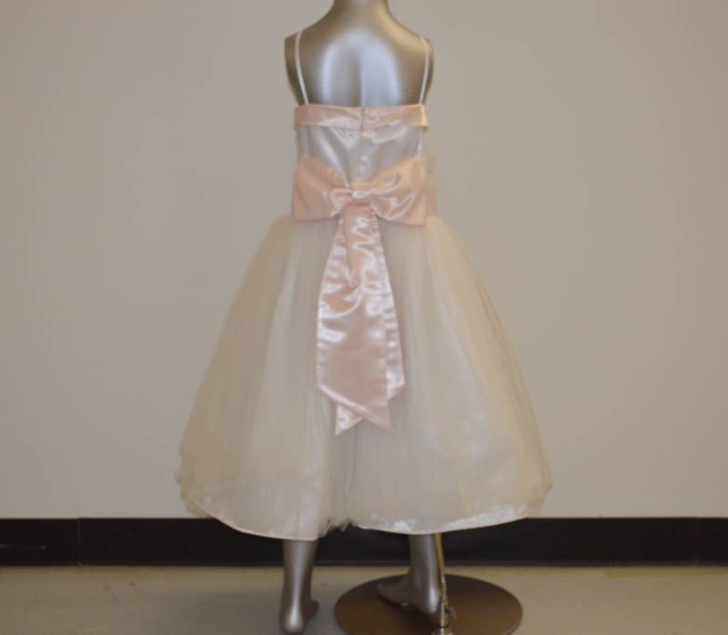 lot 95 image: White Flower Girl Dress