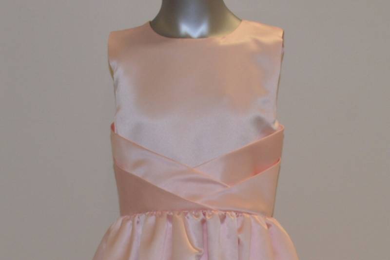 lot 105 image: Pink Flower Girl Dress