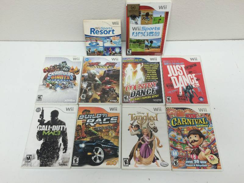 lot 27 image: Wii Games