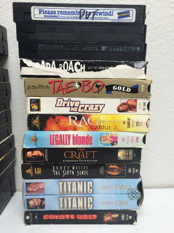 lot 37 image: VHS Tapes