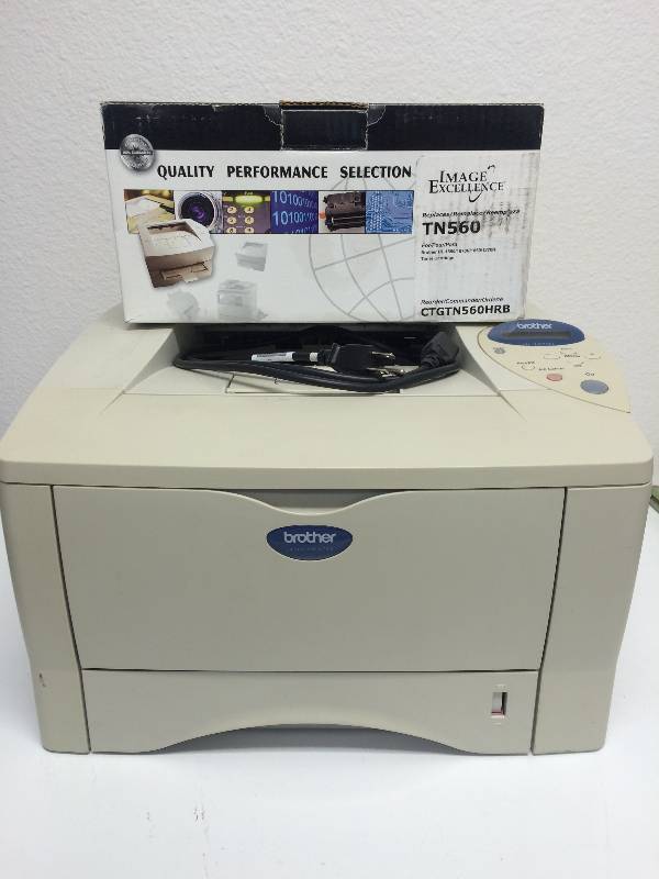 lot 9 image: Brother Laser Printer With Ink Cartridge